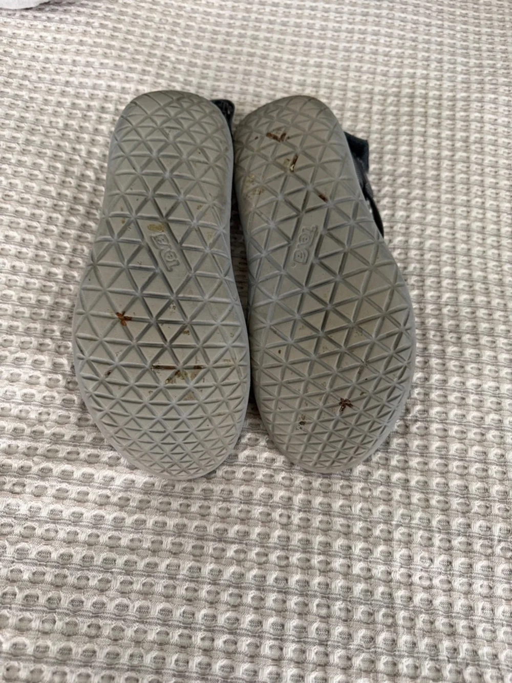Blue/White Teva Sandals Size 7 - Picture 3 of 3